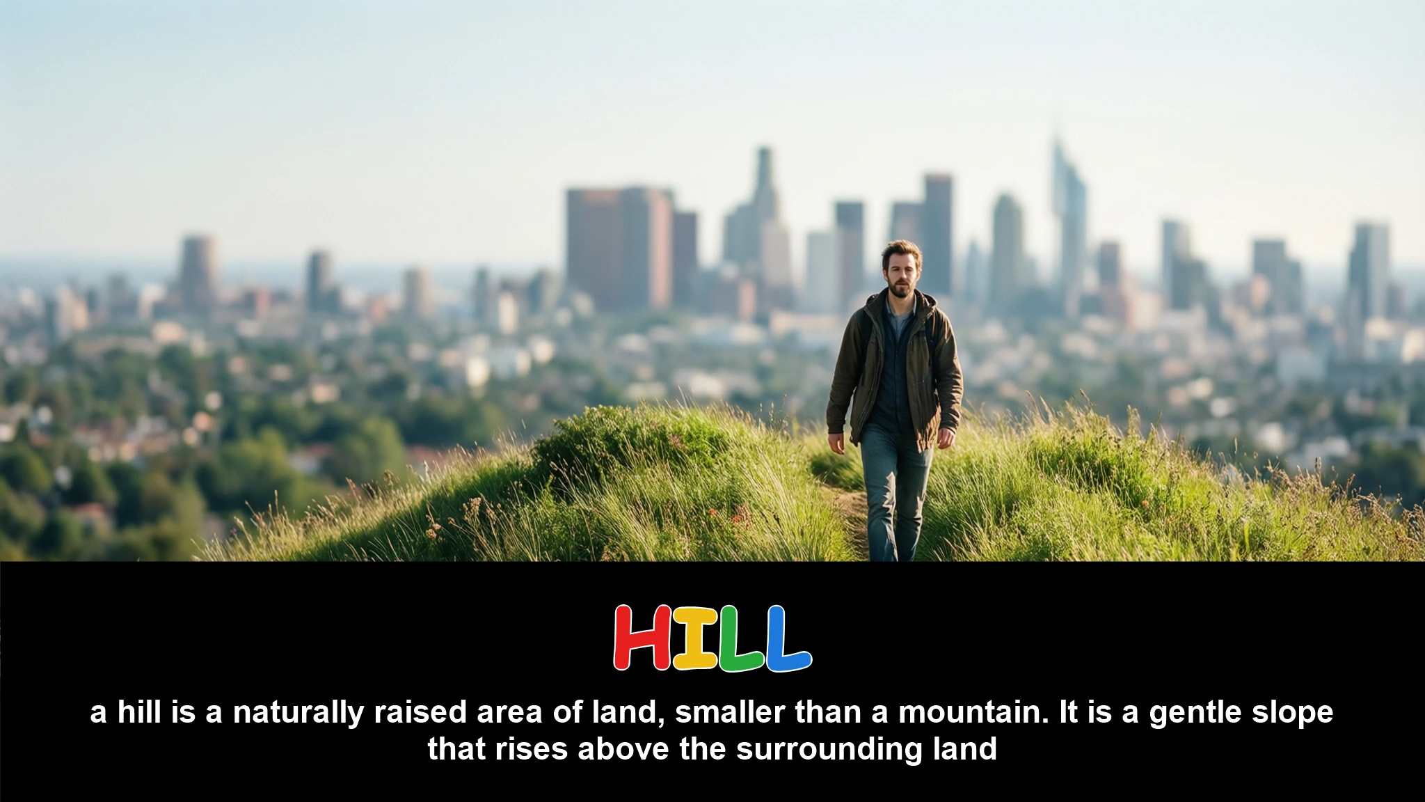 English Illustration for hill